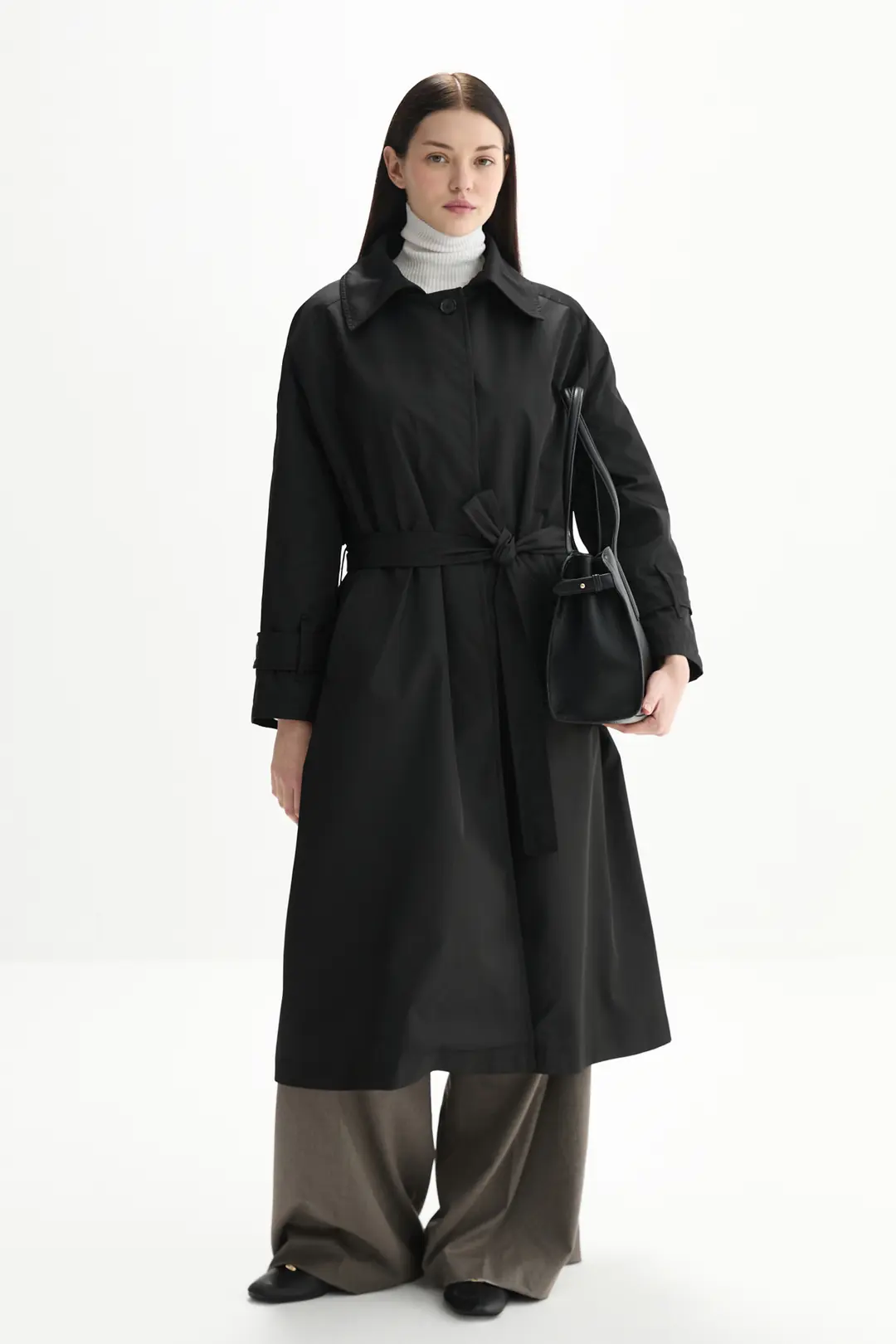 Kemerli Oversize Trençkot 21