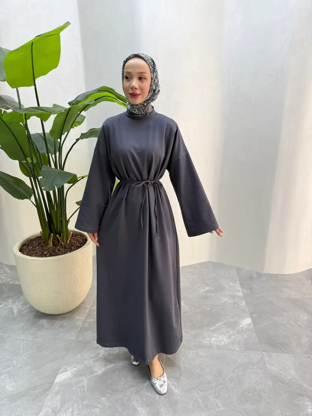 Rahat Kesim Oversize Elbise 2