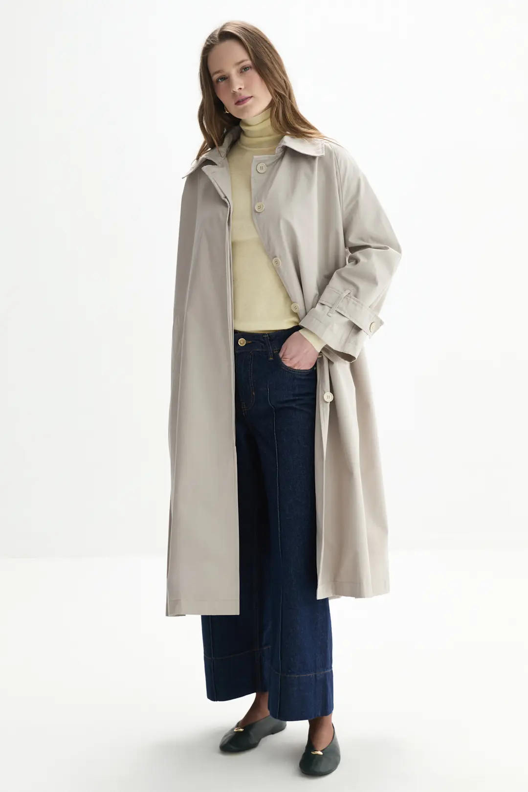 Kemerli Oversize Trençkot 8