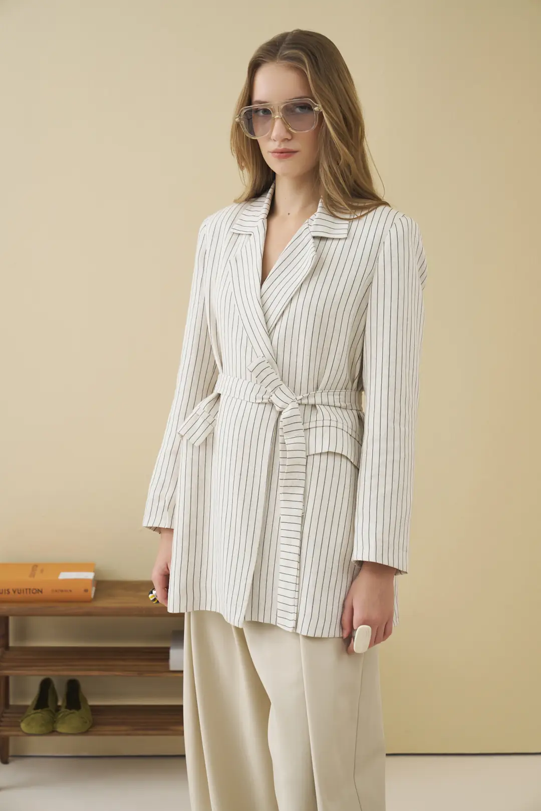 Keten Blazer Ceket 5