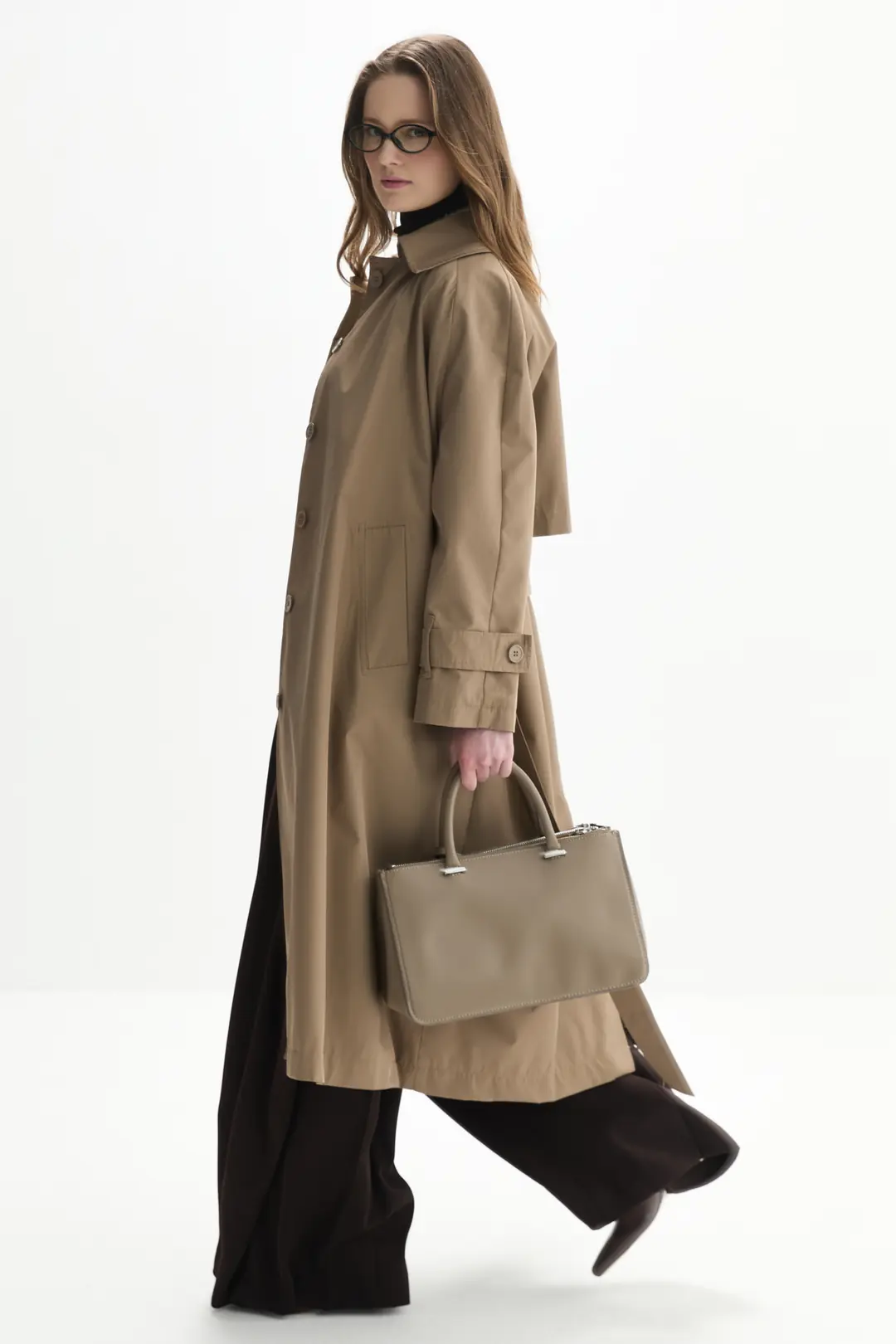 Kemerli Oversize Trençkot 3