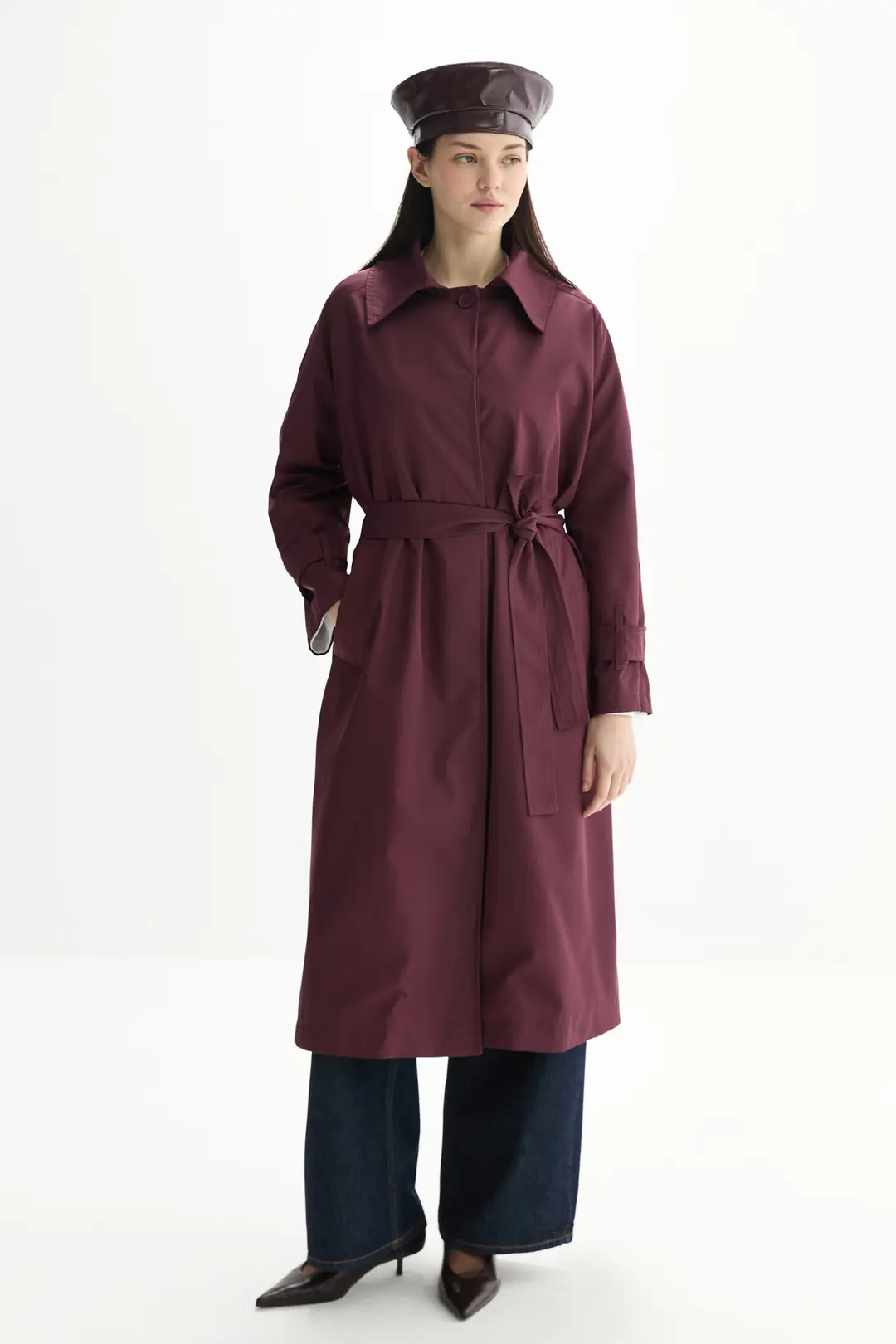 Kemerli Oversize Trençkot 16