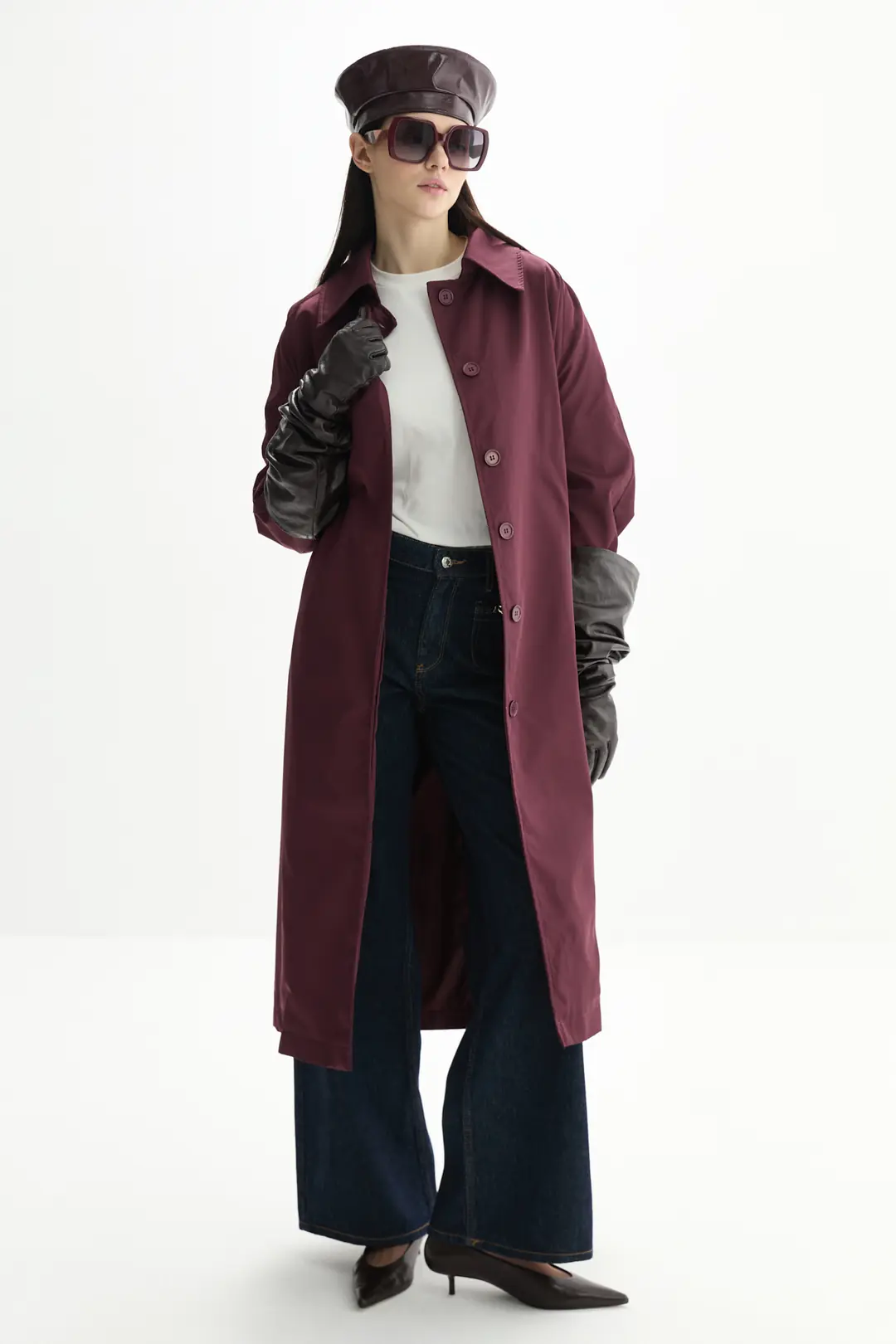 Kemerli Oversize Trençkot 14