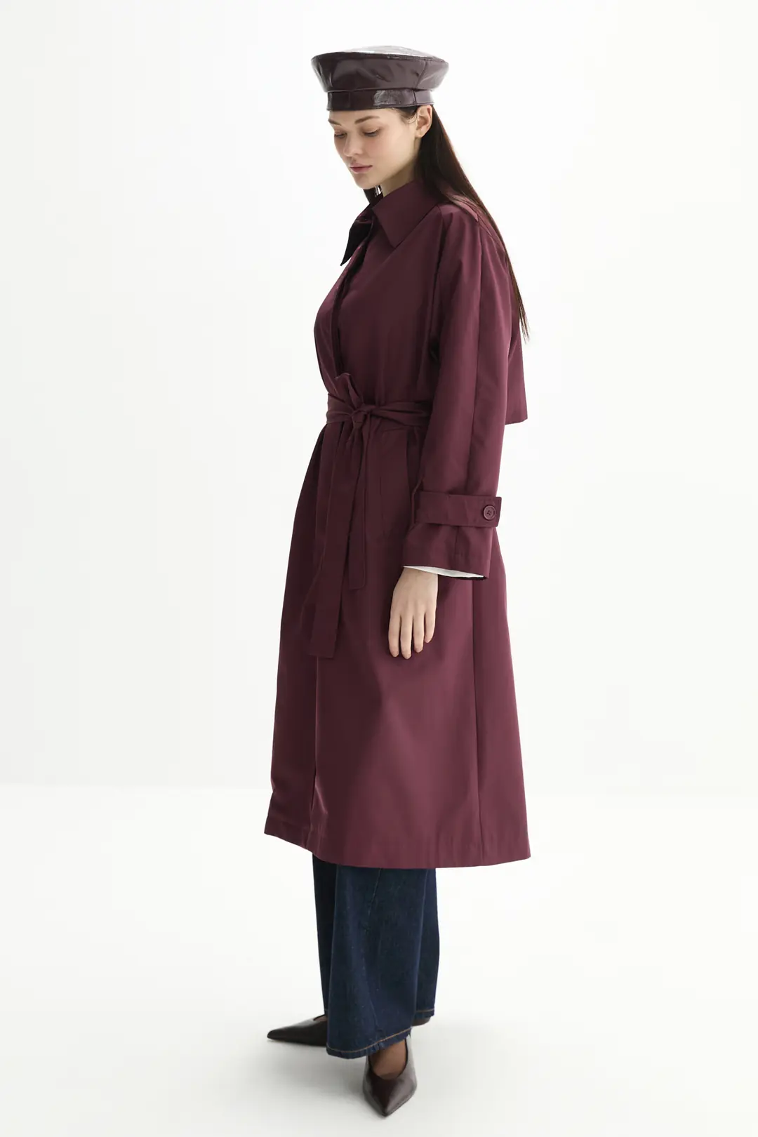 Kemerli Oversize Trençkot 17