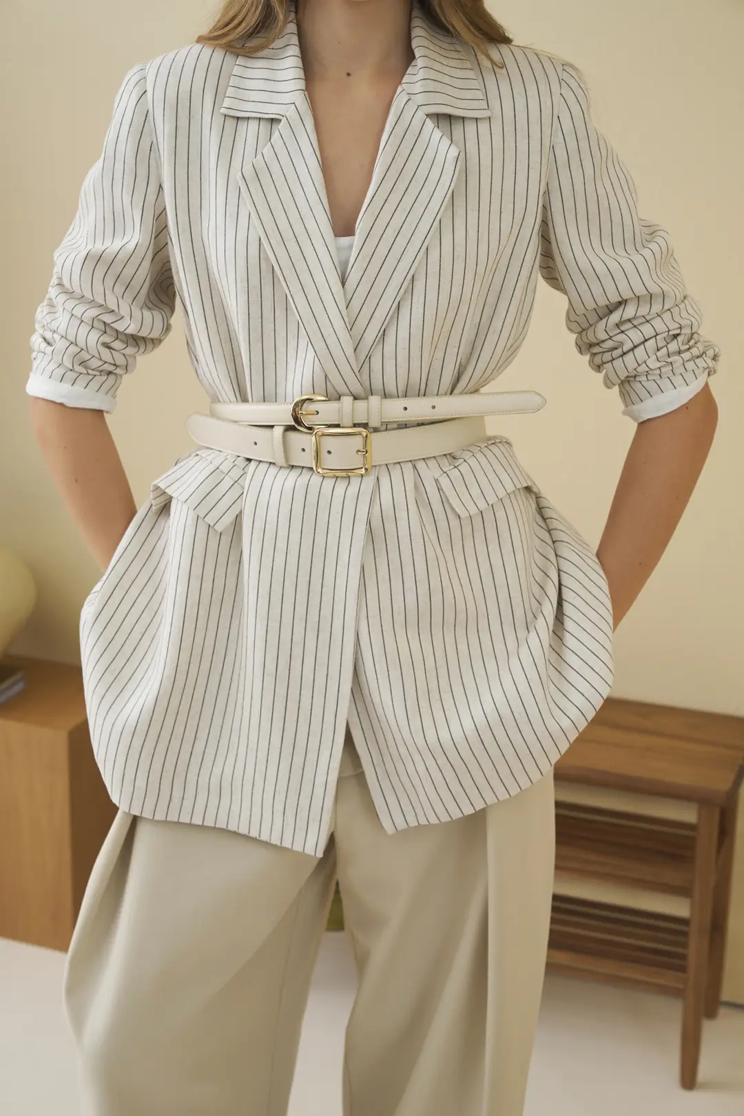 Keten Blazer Ceket 3