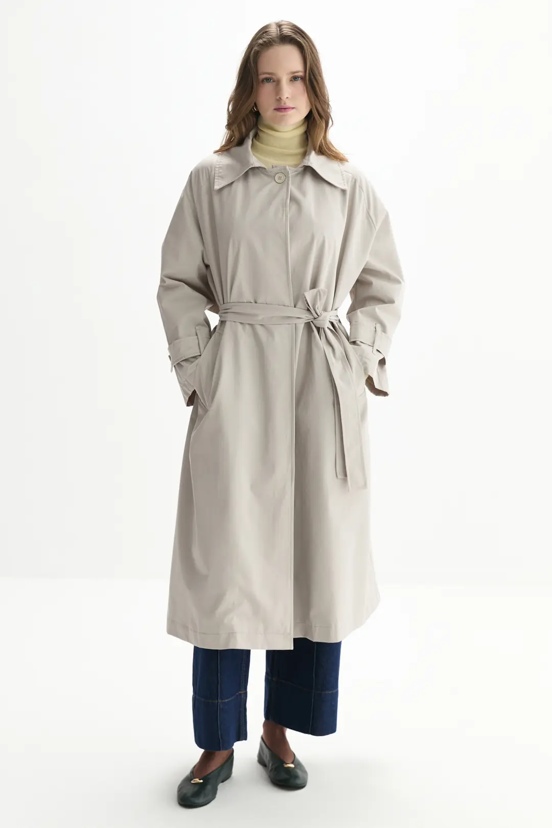 Kemerli Oversize Trençkot 10